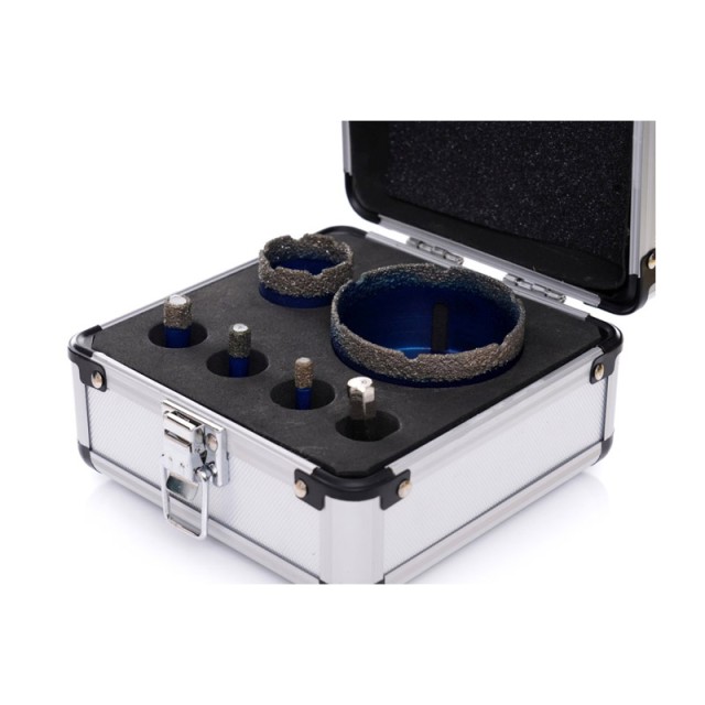 Σετ Διαμαντοτρύπανα Ξηρού Τρυπήματος 6 τμχ σε Βαλιτσάκι TAGRED TA4085 Σετ Διαμαντοτρύπανα Ξηρού Τρυπήματος 6 τμχ σε Βαλιτσάκι TAGRED TA4085