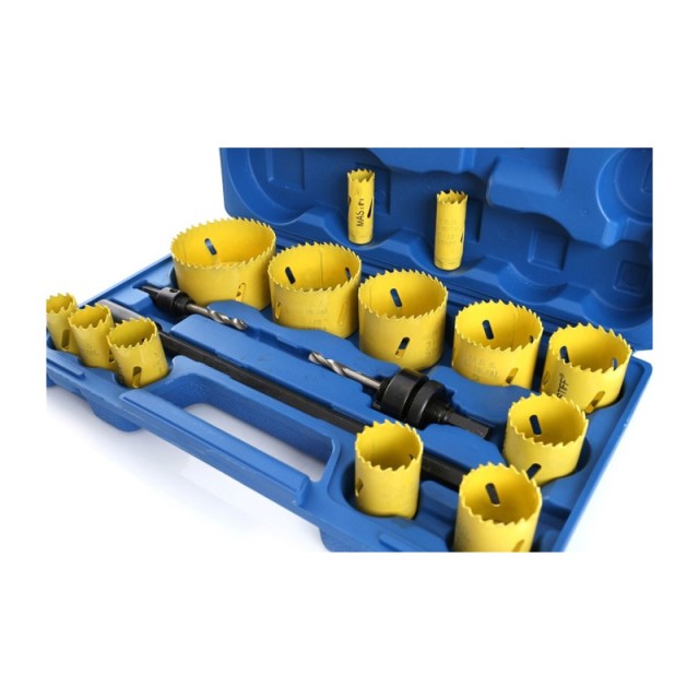 Σετ Διμεταλλικά Ποτηροτρύπανα 17 τμχ σε Βαλιτσάκι TAGRED TA1108