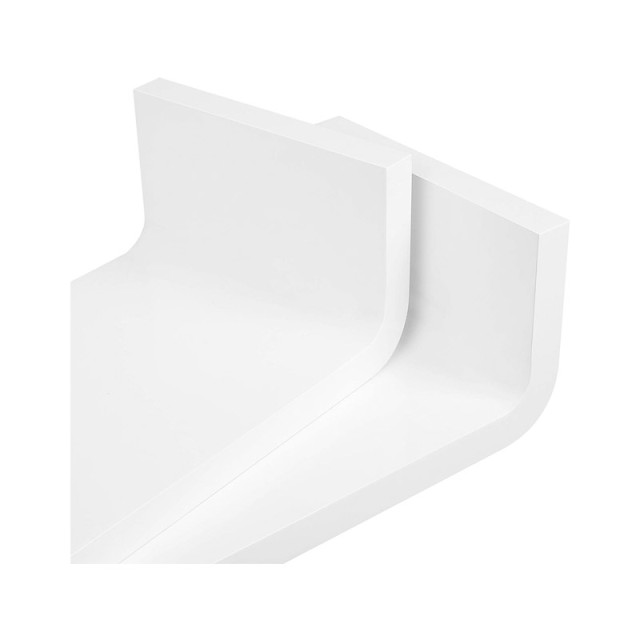 Σετ Επιτοίχια Ξύλινα Ράφια 60 x 15 x 10 cm 3 τμχ Songmics LWS06WT