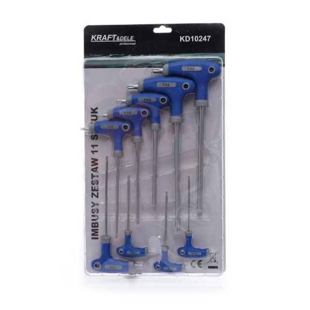 Σετ Εξάγωνα Torx Ταφ 9 τμχ Kraft&Dele KD-10247