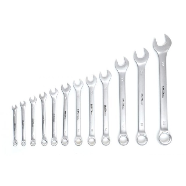 Σετ Γερμανοπολύγωνα CR-V 6 - 22 mm 12 τμχ Kraft&Dele KD-10937