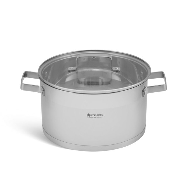 Σετ Μαγειρικών Σκευών από Ανοξείδωτο Ατσάλι 12 τμχ Χρώματος Ασημί E...