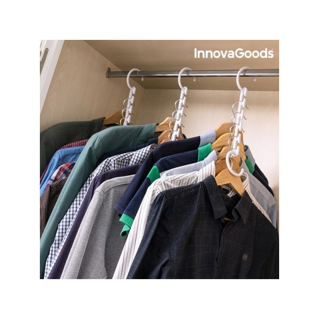 Σετ Πολυλειτουργικές Κρεμάστρες 24 τμχ Hanger Organizer InnovaGoods V0100758