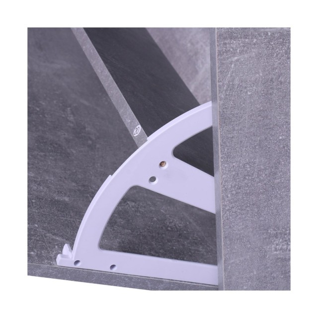 Σετ Ξύλινο Έπιπλο Εισόδου με Καθρέπτη 90 x 24 x 75 cm Χρώματος Γκρι...