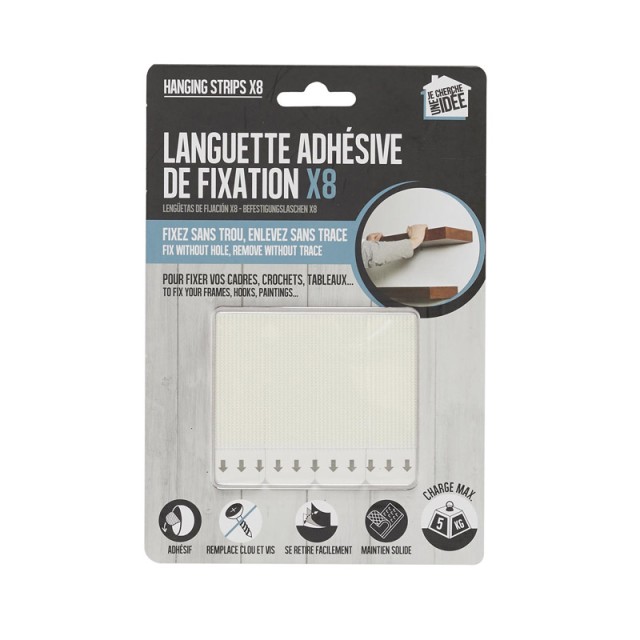 Set of Adhesive Tapes for Frames 6.5 x 0.15 cm 8 pcs JE CHERCHE UNE IDEE DI8769