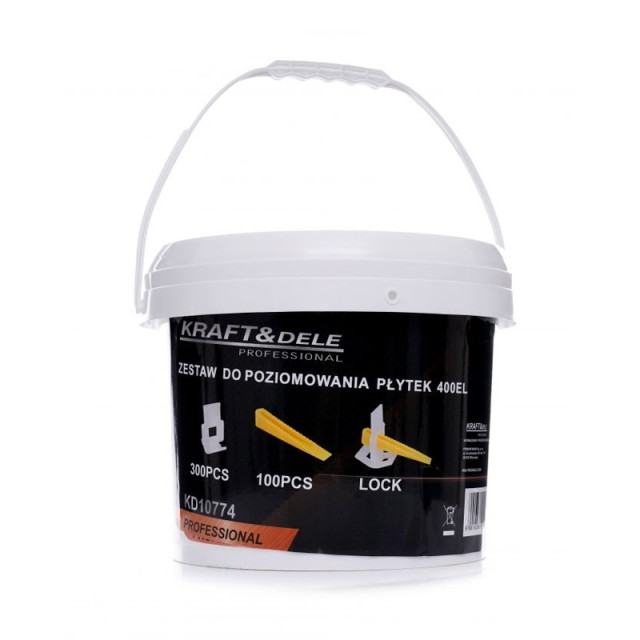 Σετ Αλφαδοποίησης Πλακιδίων 400 τμχ Kraft&Dele KD-10774