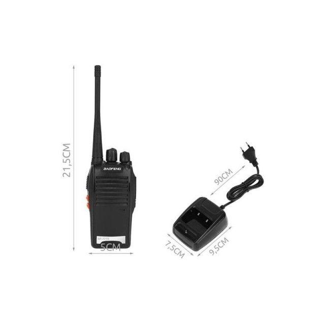 Σετ Ασύρματοι Πομποδέκτες Walkie Talkie με 16 Κανάλια και Εμβέλεια 6 Km SPM 9204