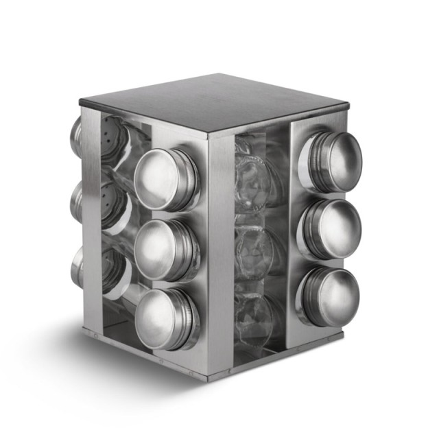 Σετ Δοχεία Μπαχαρικών με Περιστρεφόμενη Βάση 13 τμχ Edenberg EB-4026