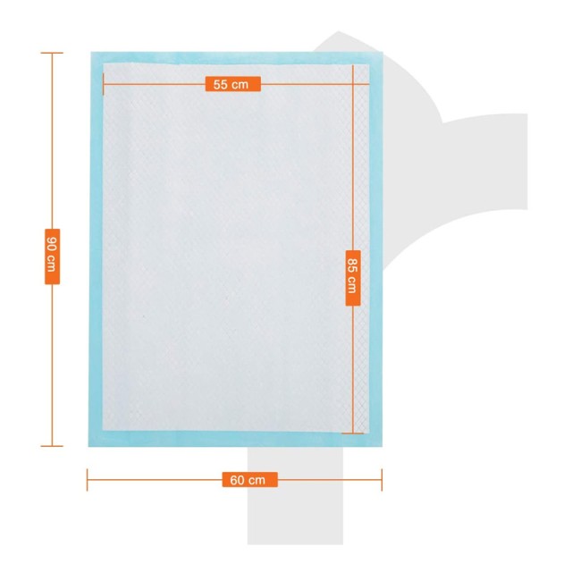 Σετ Εκπαιδευτικές Πάνες Σκύλου 60 x 90 cm 100 τμχ Feandrea PTD90B