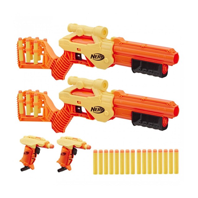 Σετ Εκτοξευτές Nerf Alpha Strike Lynx SD-1 Stinger SD-1 και 26 Βελά...