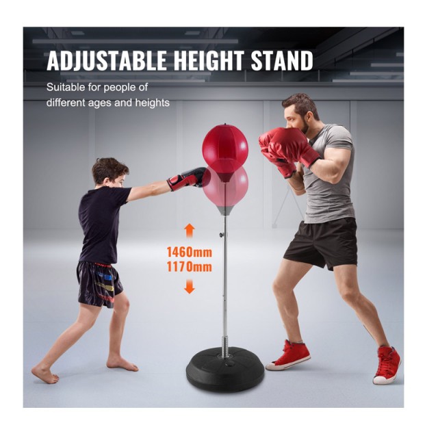 Σετ Επιδαπέδιο Αχλάδι Πυγμαχίας με Γάντια 430 x 430 x 1170-1460 mm ... Σετ Επιδαπέδιο Αχλάδι Πυγμαχίας με Γάντια 430 x 430 x 1170-1460 mm ...