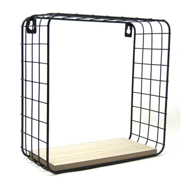 Σετ Επιτοίχια Μεταλλικά Ράφια 30 x 10 x 30 cm 2 τμχ Bakaji 80528779...