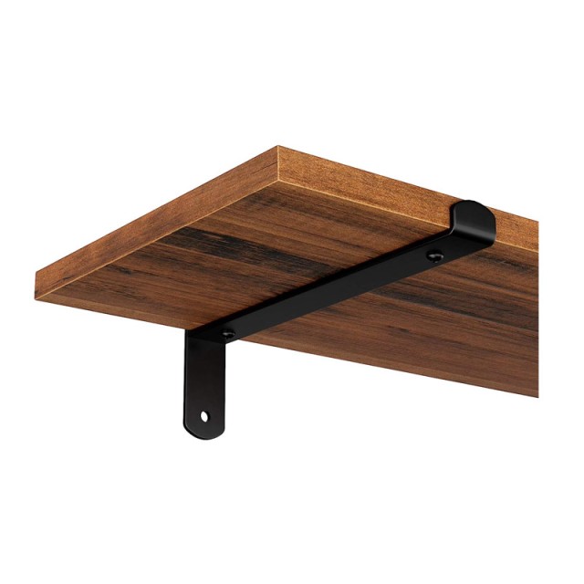 Σετ Επιτοίχια Ξύλινα Ράφια 60 x 20 x 7 cm 2 τμχ Songmics LWS04NB