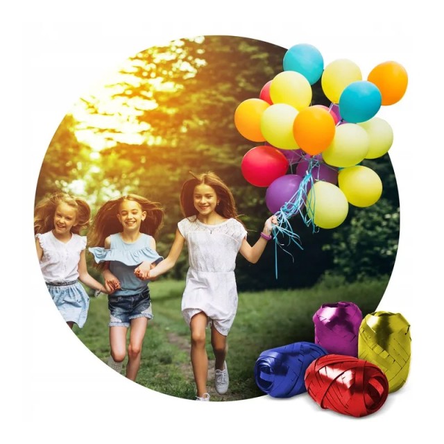 Σετ Φιάλη Ήλιον 0.42 m3 με Μπαλόνια και Κορδέλα Ricokids 799100