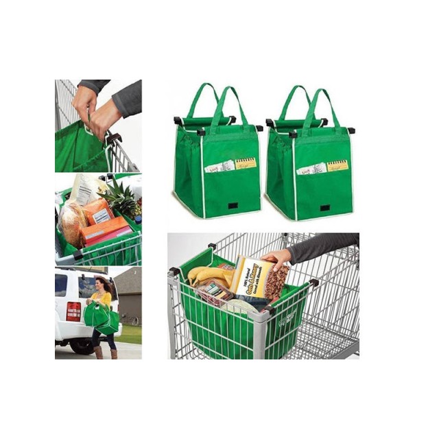 Σετ Υφασμάτινες Τσάντες για Ψώνια 35 x 25 x 38 cm 2 τμχ Verk Group ...