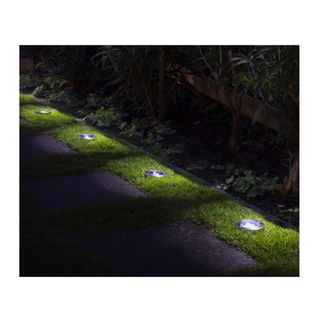 Σετ Ηλιακά LED Φωτιστικά Εδάφους 4 τμχ 3114653 LED Lovers 8719831798742