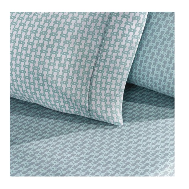 Σετ King Size Σεντόνια με 2 Μαξιλαροθήκες 270 x 265 cm 4 τμχ Vesta Aqua Guy Laroche 1110092224050