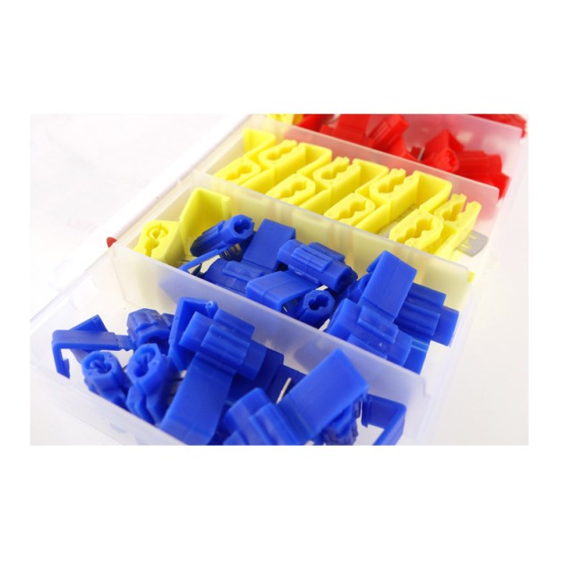 Σετ Κλέμες Ταχείας Σύνδεσης Καλωδίων σε Κασετίνα 50 τμχ AMiO 02346