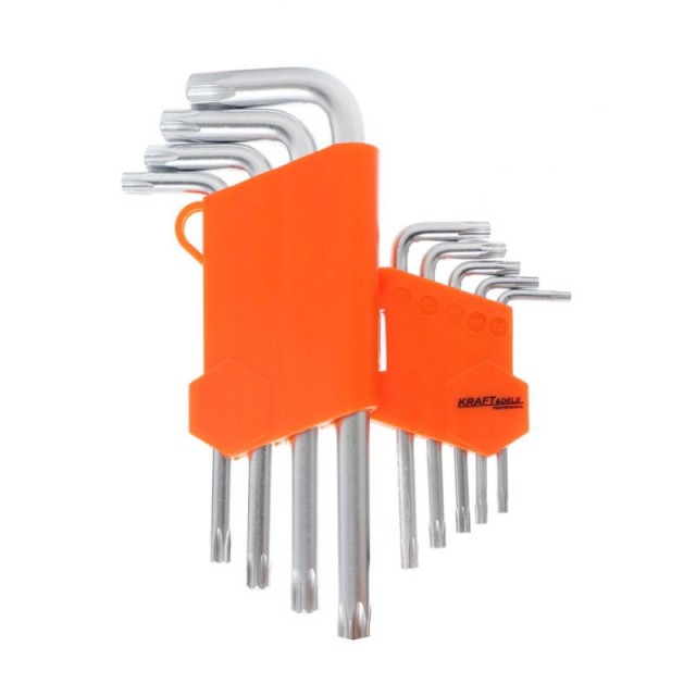 Torx-Innensechskantschlüsselsatz 9-tlg. Kraft&Dele KD-10295