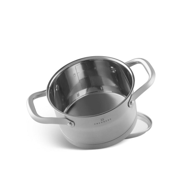 Σετ Μαγειρικών Σκευών από Ανοξείδωτο Ατσάλι με Γυάλινα Καπάκια 12 τ... Σετ Μαγειρικών Σκευών από Ανοξείδωτο Ατσάλι με Γυάλινα Καπάκια 12 τ...