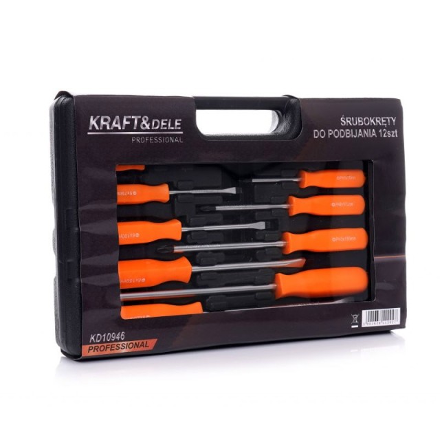 Σετ Μαγνητικά Κατσαβίδια 12 τμχ Kraft&Dele KD-10946