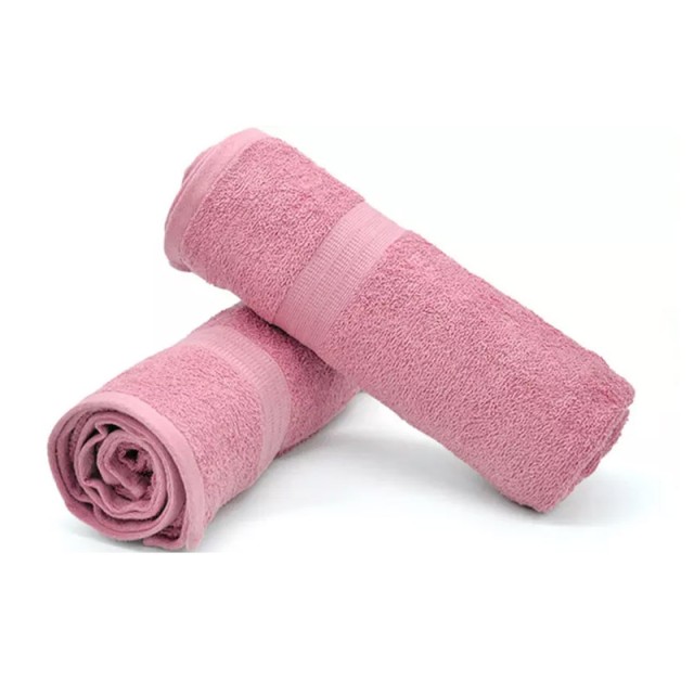 Set of 10 Towels from 100% Cotton Pink Bassetti QAD-SA-P4