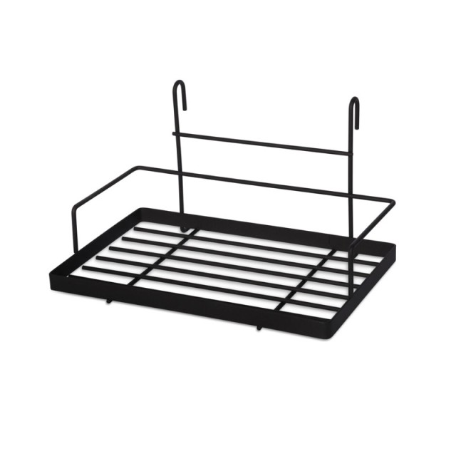 Σετ Μεταλλικά Ράφια Κουζίνας Χρώματος Μαύρο 16 τμχ Edenberg EB-8516