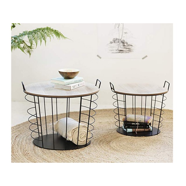 Σετ Βοηθητικά Μεταλλικά Τραπέζια 50 x 50 x 40 cm Lennart Lifa-Livin...