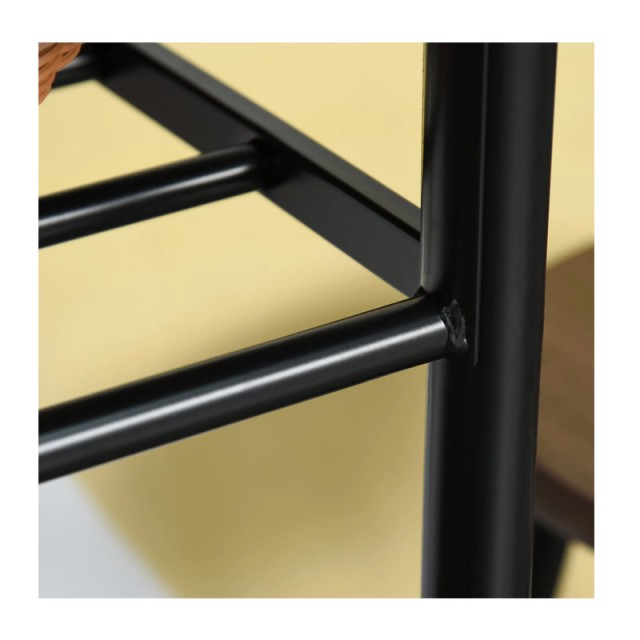 Σετ Μεταλλικό Ορθογώνιο Τραπέζι - Bar 80 x 50 x 90 cm με 2 Σκαμπό H...