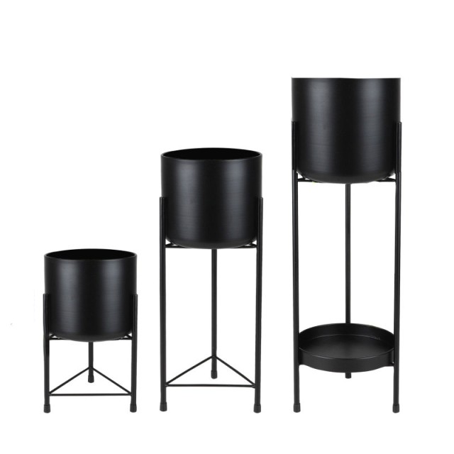 Σετ Μεταλλικές Ανθοστήλες 60 cm 3 τμχ Urban Living 54118