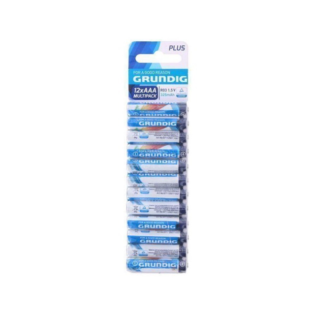 Σετ Μπαταρίες AAA R03 1.5 V 12 τμχ Grundig 809-0441800000