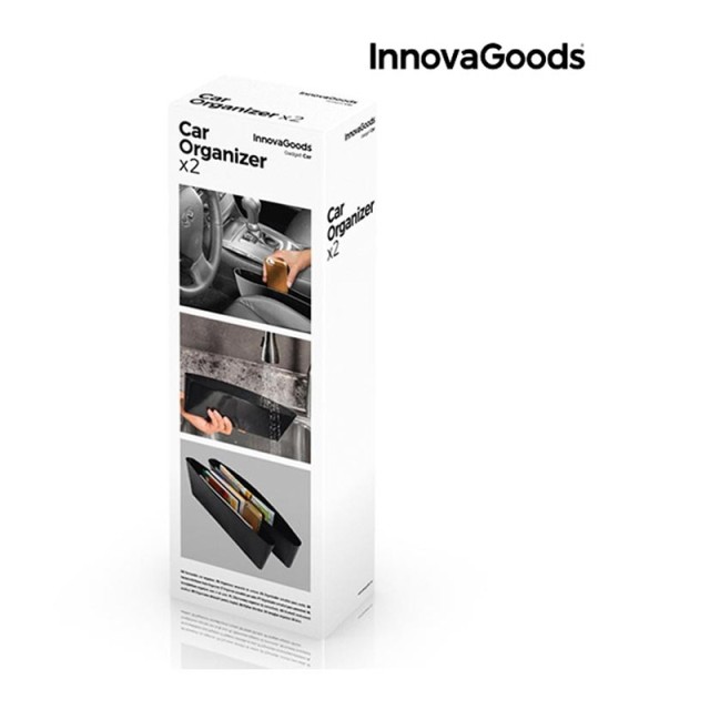 Σετ Οργανωτής Αυτοκινήτου 37 x 11 x 6 cm 2 τμχ InnovaGoods V0100798
