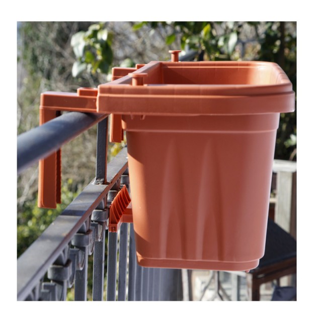 Σετ Ορθογώνιες Πλαστικές Ζαρντινιέρες 11 Lt 50 x 20 x 18.5 cm 2 τμχ Rondine Bama 30270A
