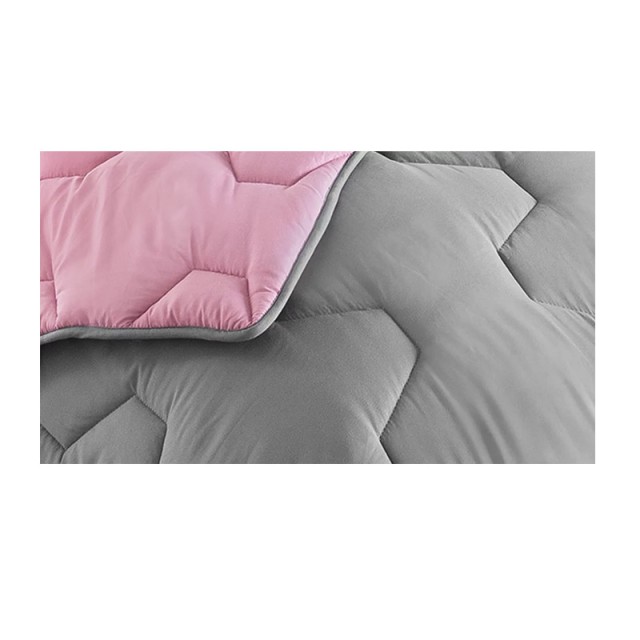 Σετ Πάπλωμα Διπλής Όψης Υπέρδιπλο 220 x 240 cm με 2 Μαξιλάρια Χρώμα...