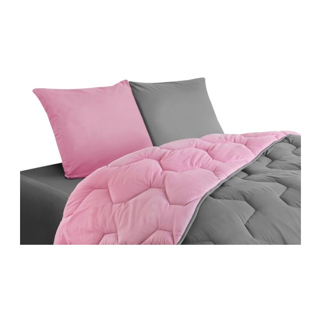 Σετ Πάπλωμα Διπλής Όψης King Size 240 x 260 cm με 2 Μαξιλάρια Idomya 30101098