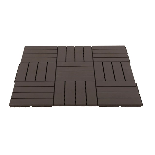 Σετ Πλακάκια Πολυπροπυλενίου 30 x 30 x 2 cm 9 τμχ Outsunny 844-278BN
