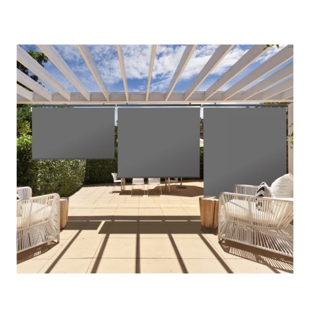 Σετ Ρόλερ Ολικής Συσκότισης Blackout 120 x 225 cm 3 τμχ Χρώματος Γκ...
