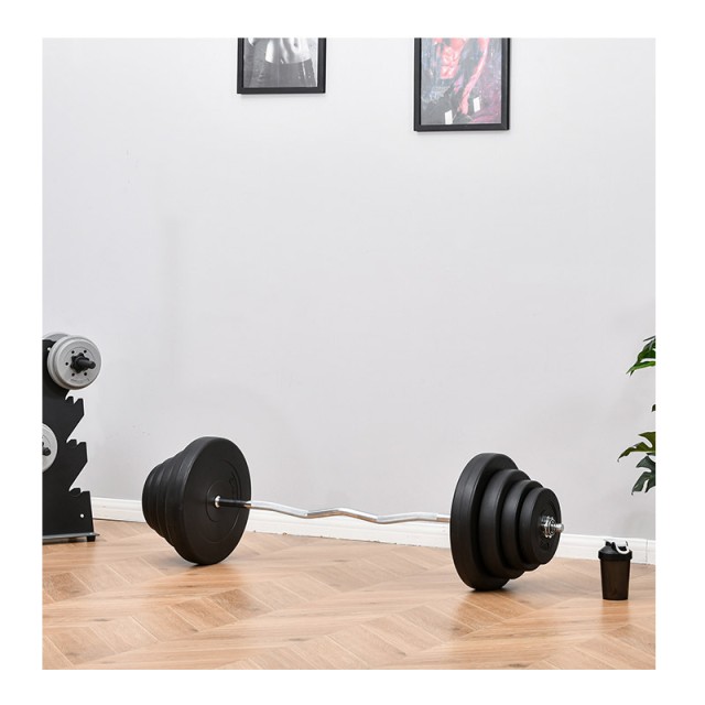 Σετ Στραβόμπαρα με Βάρη 70 Kg HOMCOM A91-138
