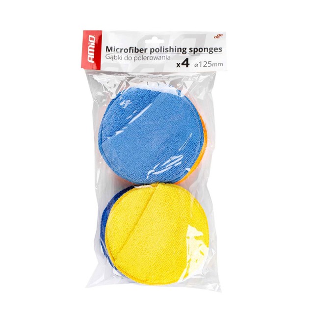 Σετ Στρογγυλά Σφουγγάρια Γυαλίσματος Αυτοκινήτου από Μικροΐνες με Λ... Σετ Στρογγυλά Σφουγγάρια Γυαλίσματος Αυτοκινήτου από Μικροΐνες με Λ...