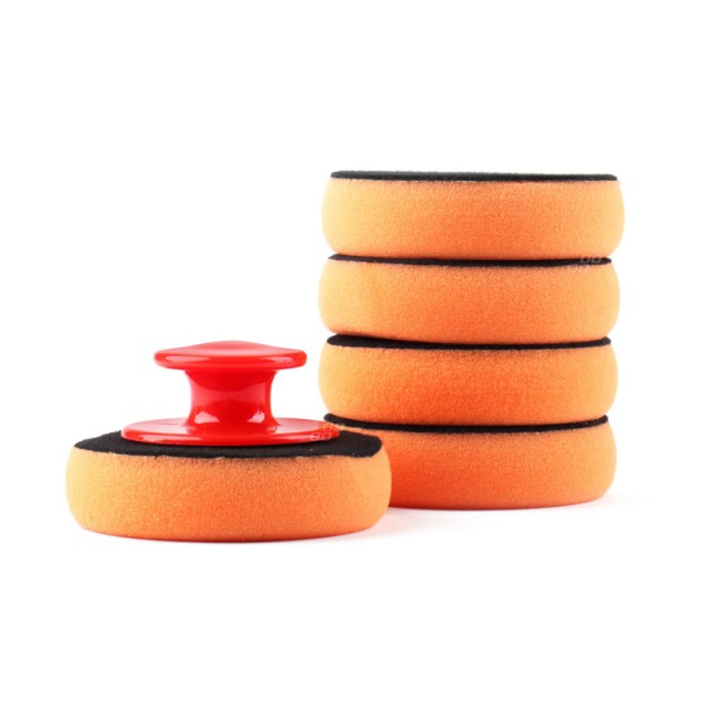 Σετ Στρογγυλά Σφουγγάρια Γυαλίσματος Αυτοκινήτου με Λαβή 100 mm 5 τ... Σετ Στρογγυλά Σφουγγάρια Γυαλίσματος Αυτοκινήτου με Λαβή 100 mm 5 τ...