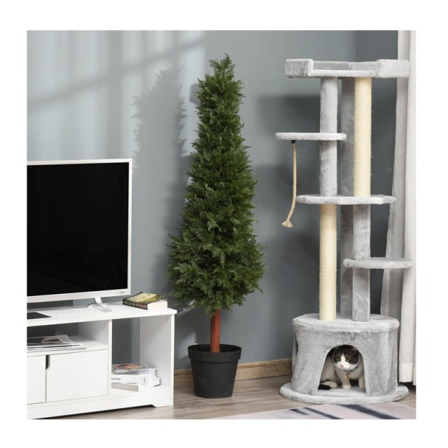 Σετ Τεχνητά Φυτά Πεύκα 150 cm 2 τμχ Outsunny 844-361