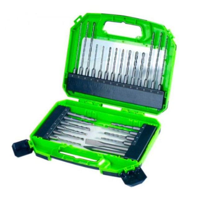 SDS+ Drill Set with Chisels 26 pcs Kraft&Dele KD-994