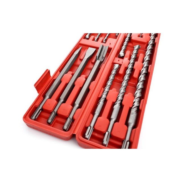 Σετ Τρυπάνια SDS+ με Σμίλες 12 τμχ Kraft&Dele KD-10206