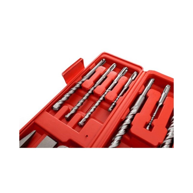 Σετ Τρυπάνια SDS+ με Σμίλες 12 τμχ Kraft&Dele KD-10206