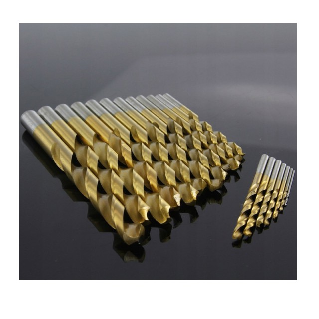 Σετ Τρυπάνια Τιτανίου HSS 1-10 mm 19 τμχ MAR-POL M22310