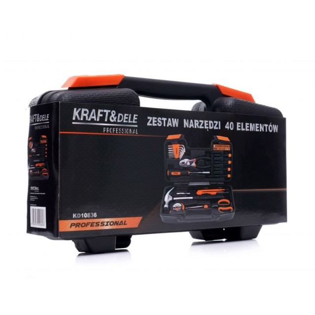 Σετ Βαλιτσάκι Εργαλείων 40 τμχ Kraft&Dele KD-10836