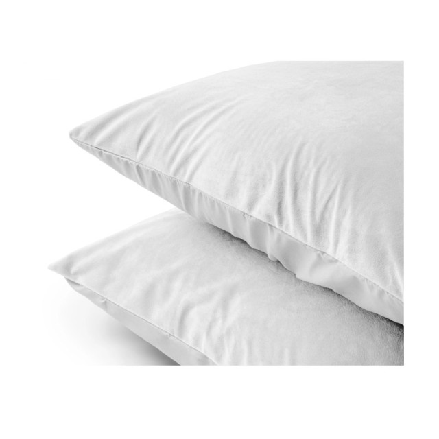 Σετ Βελούδινες Μαξιλαροθήκες 60 x 70 cm Χρώματος Λευκό 2 τμχ Sleeptime 8720578055524