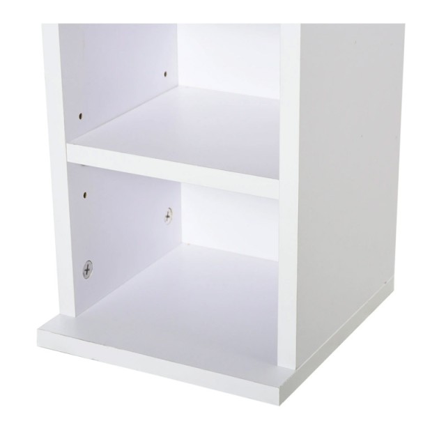 Σετ Ξύλινες Βιβλιοθήκες με 6 Ράφια 21 x 22.5 x 88.5 cm 2 τμχ HOMCOM...