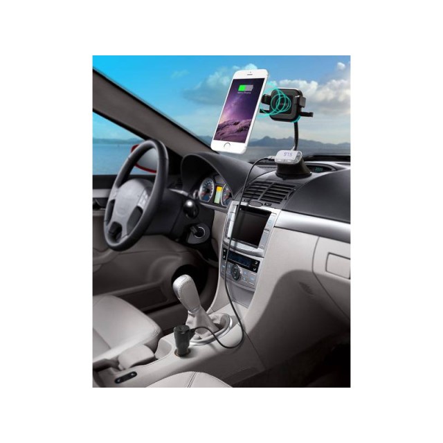 Συσκευή Bluetooth FM Transmitter με Βάση Ασύρματης Φόρτισης Technaxx FMT1200BT