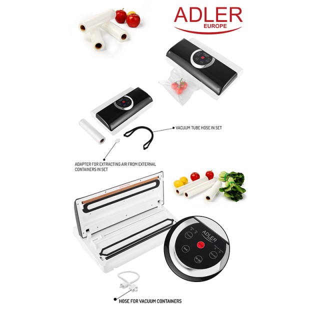 Συσκευή Σφραγίσματος Τροφίμων σε Σακούλα Adler AD-4484